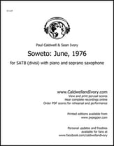 Soweto: June, 1976 SATB choral sheet music cover
